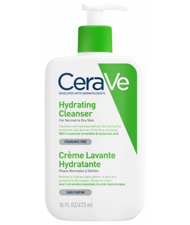 CeraVe Limpiador Hidratante Piel Normal y Seca 473ml