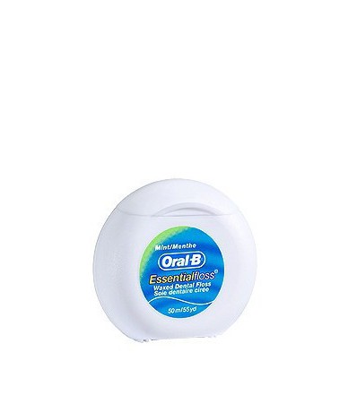 Oral-B Essential Floss Fluor Seda Dental Con Cera Menta 50 M