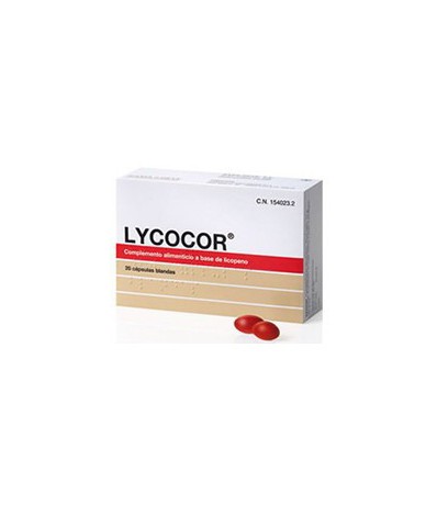 Lycocor 20 Caps Blandas