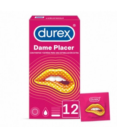 Durex Preservativo Dame Placer 12 Unidades