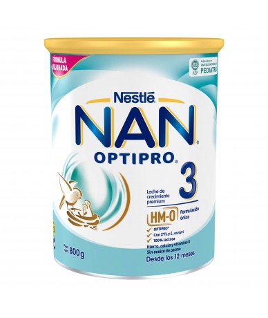 Nestle Optipro NAN 3 Leche Crecimiento 800 gr