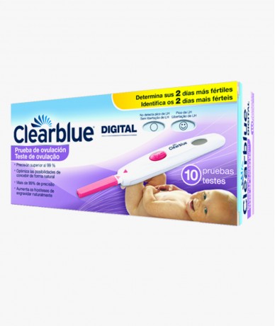 Clearblue Prueba Digital Test de Ovulación 10 Unidades