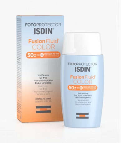 Fotoprotector ISDIN Fusion Fluid Color SPF50+ 50 ml