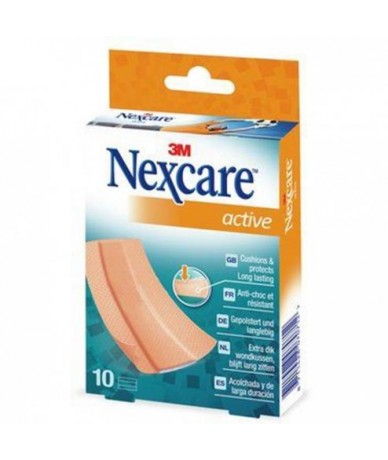Nexcare Active Aposito Adhesivo Banda 10 X 6 cm 5 U