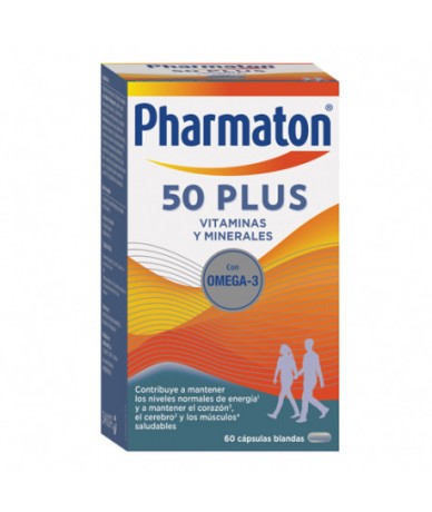 Pharmaton 50 Plus 60 cápsulas